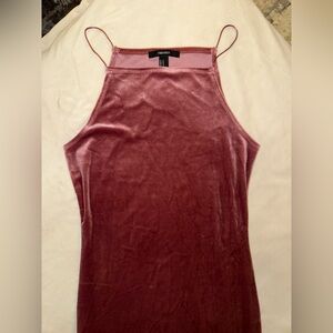 Velvet Pink Women's Dress